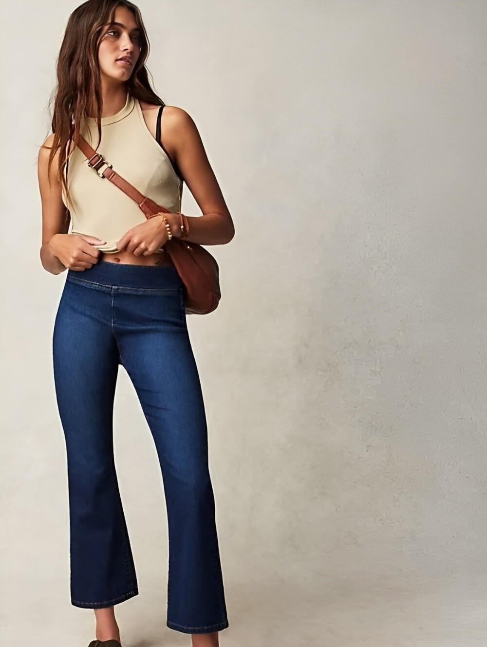 Excellent condition!! We the Free (Free People) Pull on Stretch Jeans SZ M